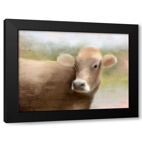 Bessie Black Modern Wood Framed Art Print by Allen, Kimberly