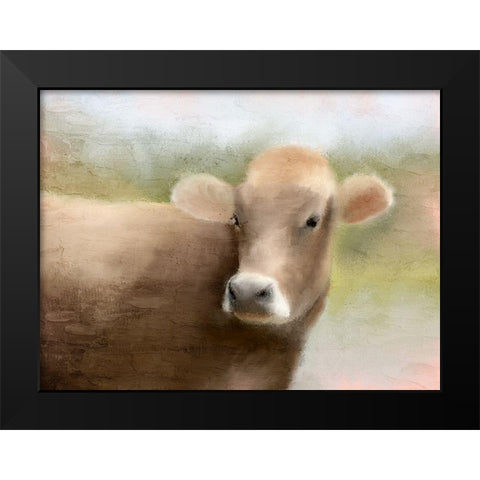 Bessie Black Modern Wood Framed Art Print by Allen, Kimberly