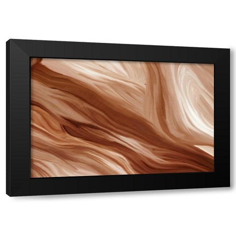 Sands Black Modern Wood Framed Art Print with Double Matting by Allen, Kimberly