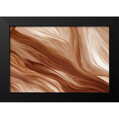 Sands Black Modern Wood Framed Art Print by Allen, Kimberly