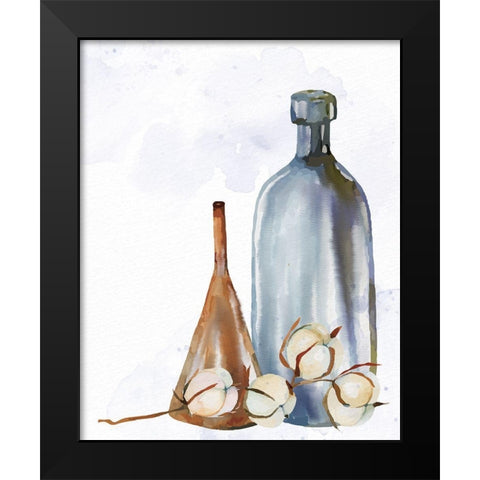 Cotton Vase 2 Black Modern Wood Framed Art Print by Allen, Kimberly