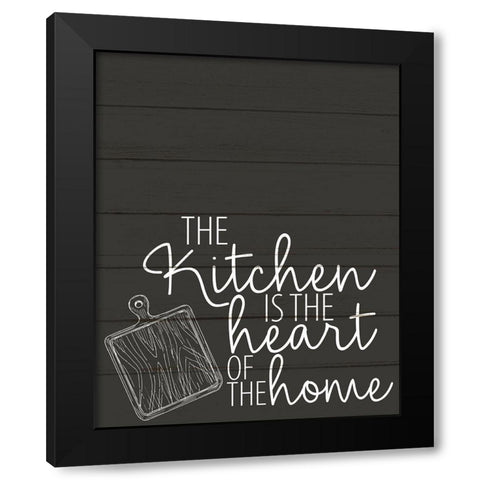 Heart of the Home Black Modern Wood Framed Art Print by Allen, Kimberly