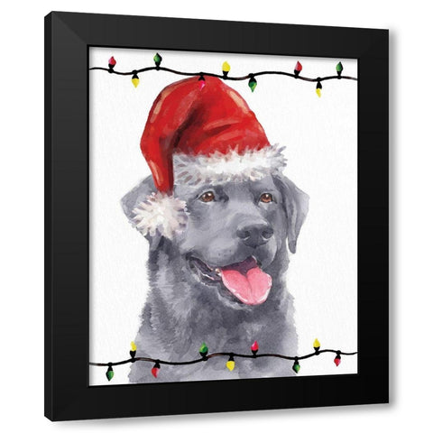 Lab Lights Black Modern Wood Framed Art Print by Allen, Kimberly