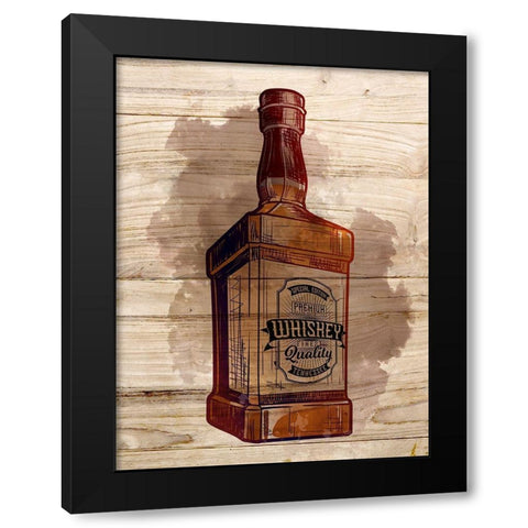 Whiskey 1 Black Modern Wood Framed Art Print with Double Matting by Allen, Kimberly