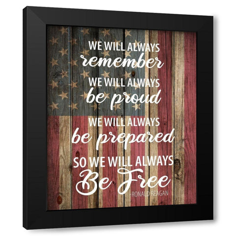 Be Free Black Modern Wood Framed Art Print with Double Matting by Allen, Kimberly