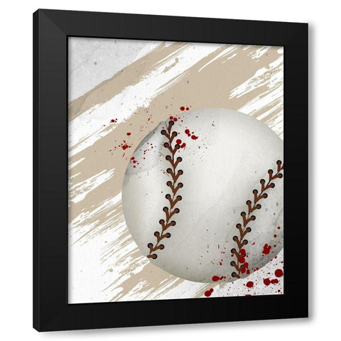 Sport Life 2 Black Modern Wood Framed Art Print with Double Matting by Allen, Kimberly