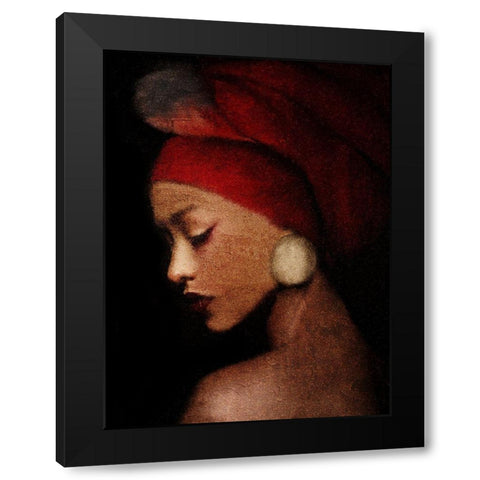 Reflect Black Modern Wood Framed Art Print with Double Matting by Allen, Kimberly