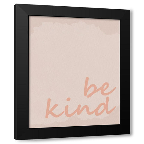 Kind Vibes 1 Black Modern Wood Framed Art Print with Double Matting by Allen, Kimberly