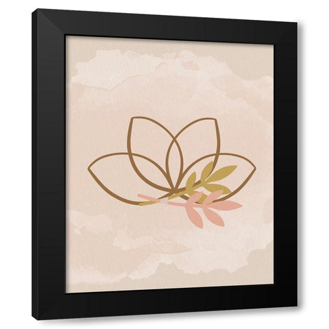 Kind Vibes 2 Black Modern Wood Framed Art Print with Double Matting by Allen, Kimberly