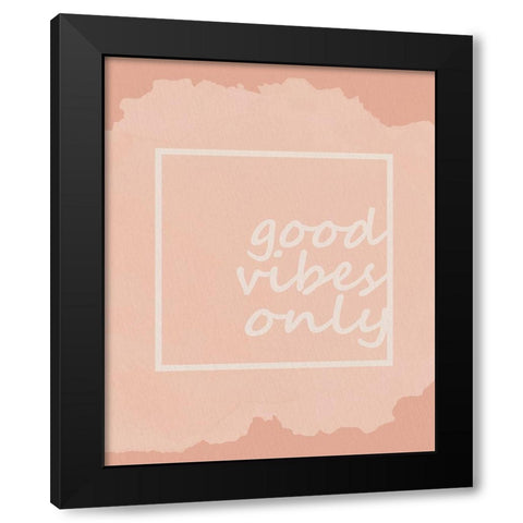 Kind Vibes 3 Black Modern Wood Framed Art Print with Double Matting by Allen, Kimberly