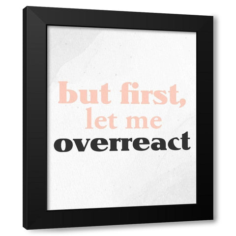 Nope 3 Black Modern Wood Framed Art Print with Double Matting by Allen, Kimberly