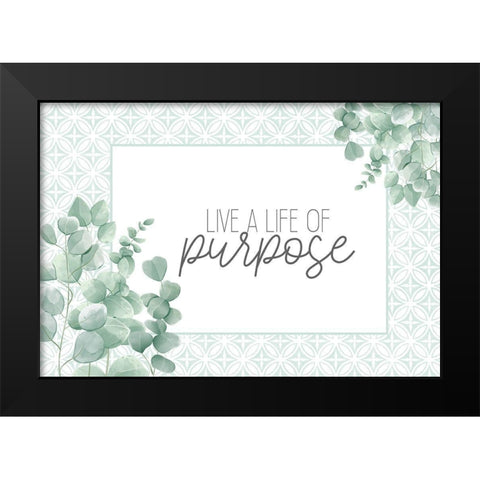 Eucalyptus Mood 1 Black Modern Wood Framed Art Print by Allen, Kimberly