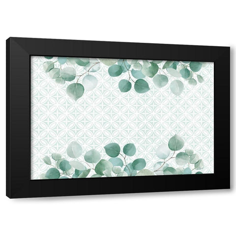 Eucalyptus Mood 2 Black Modern Wood Framed Art Print with Double Matting by Allen, Kimberly