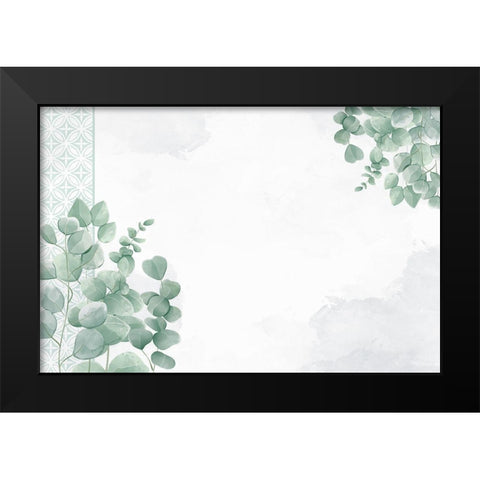 Eucalyptus Mood 3 Black Modern Wood Framed Art Print by Allen, Kimberly