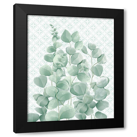 Eucalyptus Mood 4 Black Modern Wood Framed Art Print with Double Matting by Allen, Kimberly