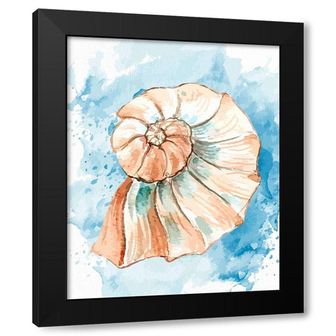 Coast Shell 2 Black Modern Wood Framed Art Print by Allen, Kimberly