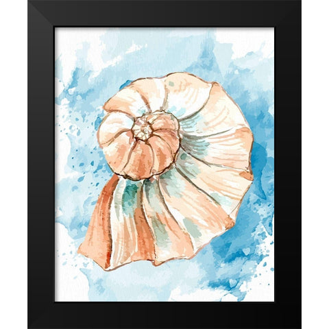 Coast Shell 2 Black Modern Wood Framed Art Print by Allen, Kimberly