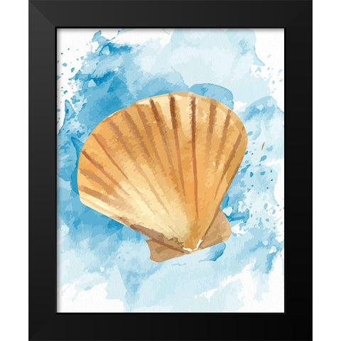 Coast Shell 3 Black Modern Wood Framed Art Print by Allen, Kimberly
