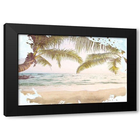 Paradise Black Modern Wood Framed Art Print with Double Matting by Allen, Kimberly
