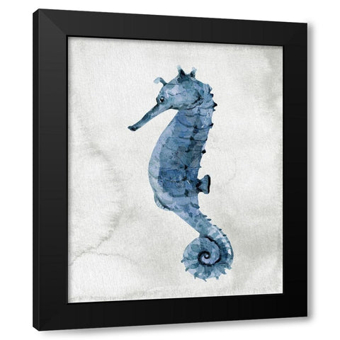 Sea Life 1 Black Modern Wood Framed Art Print by Allen, Kimberly