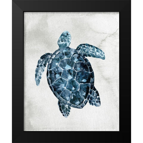 Sea Life 2 Black Modern Wood Framed Art Print by Allen, Kimberly