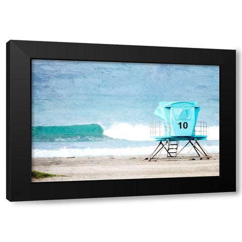 Tower 10 Black Modern Wood Framed Art Print with Double Matting by Allen, Kimberly