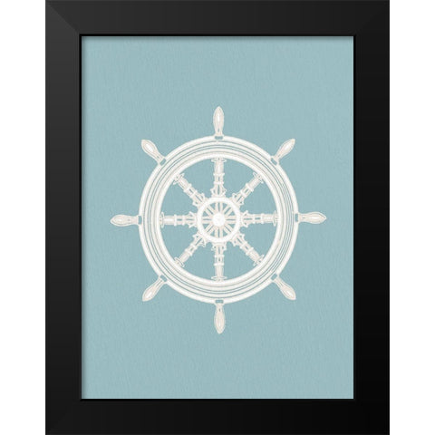 Anchors Away 2 v2 Black Modern Wood Framed Art Print by Allen, Kimberly