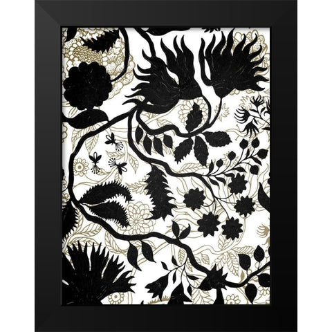 Vibes 2 Black Modern Wood Framed Art Print by Allen, Kimberly