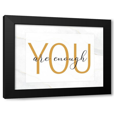 Be 2 Black Modern Wood Framed Art Print with Double Matting by Allen, Kimberly