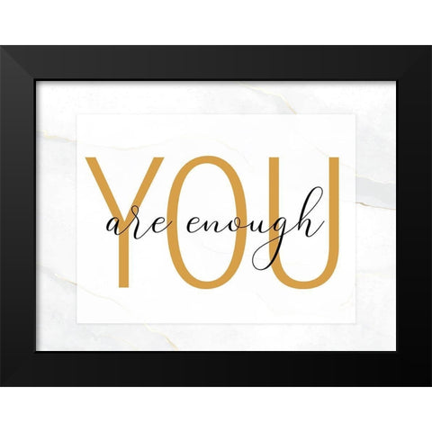 Be 2 Black Modern Wood Framed Art Print by Allen, Kimberly