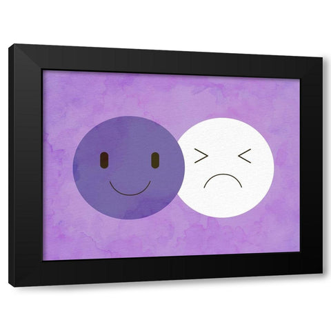 Mood 1 Black Modern Wood Framed Art Print by Allen, Kimberly