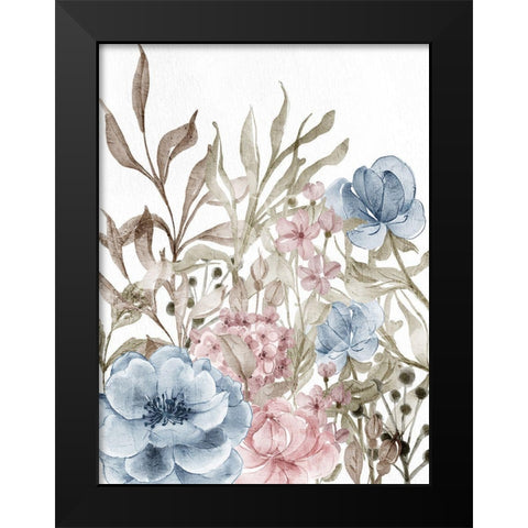 Bloom Black Modern Wood Framed Art Print by Allen, Kimberly