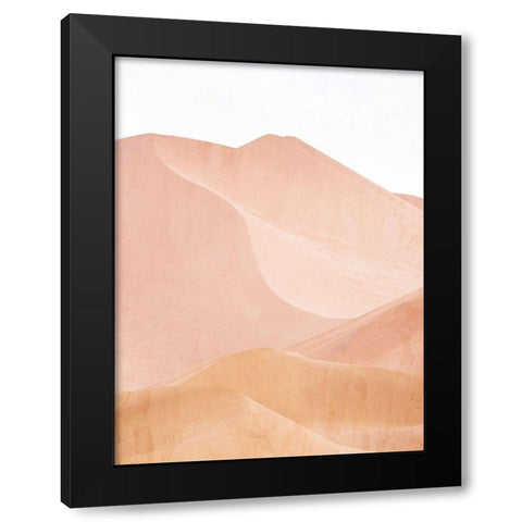 Dusty Dunes Black Modern Wood Framed Art Print with Double Matting by Allen, Kimberly