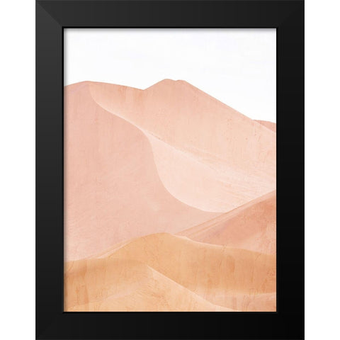 Dusty Dunes Black Modern Wood Framed Art Print by Allen, Kimberly
