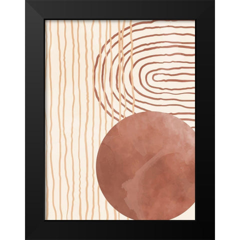 Organic Desert 1 Black Modern Wood Framed Art Print by Allen, Kimberly