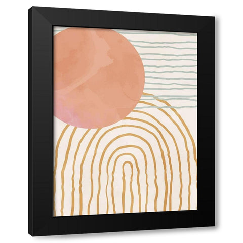 Organic Desert 2 Black Modern Wood Framed Art Print with Double Matting by Allen, Kimberly