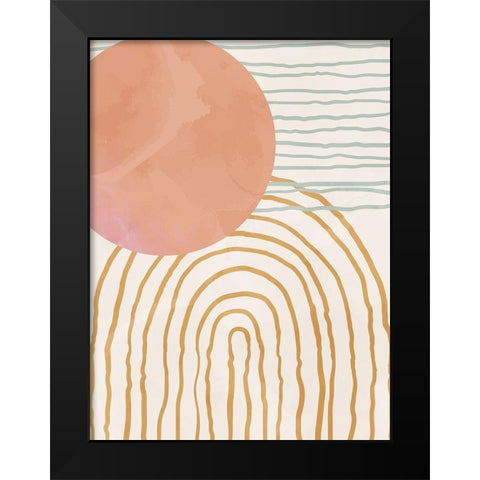 Organic Desert 2 Black Modern Wood Framed Art Print by Allen, Kimberly