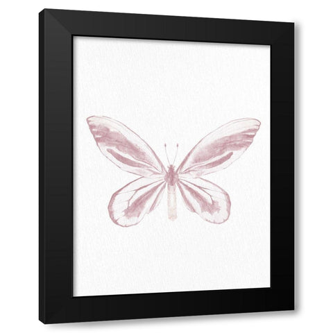Pressed Butterfly 2 Black Modern Wood Framed Art Print by Allen, Kimberly
