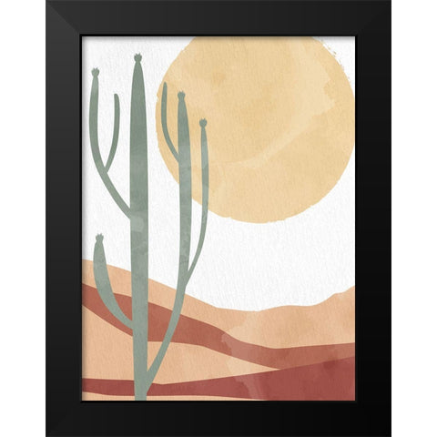 In the Desert Sun Black Modern Wood Framed Art Print by Allen, Kimberly