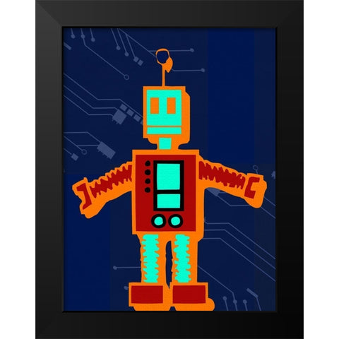 I Robot 2 Black Modern Wood Framed Art Print by Allen, Kimberly