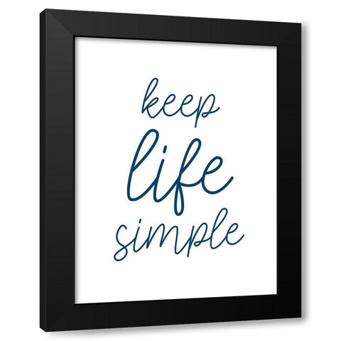 Simple Black Modern Wood Framed Art Print with Double Matting by Allen, Kimberly