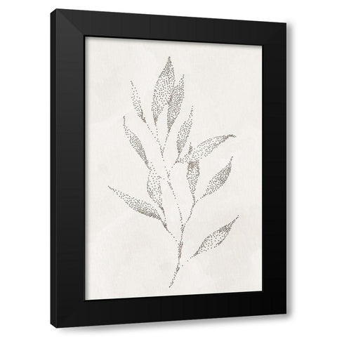 Spotted Botanical 2 Black Modern Wood Framed Art Print with Double Matting by Allen, Kimberly
