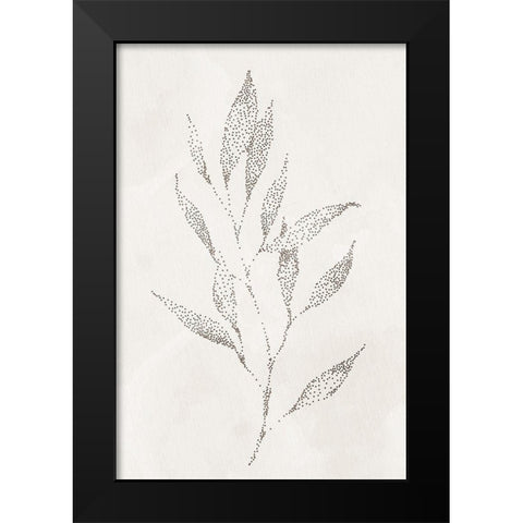 Spotted Botanical 2 Black Modern Wood Framed Art Print by Allen, Kimberly