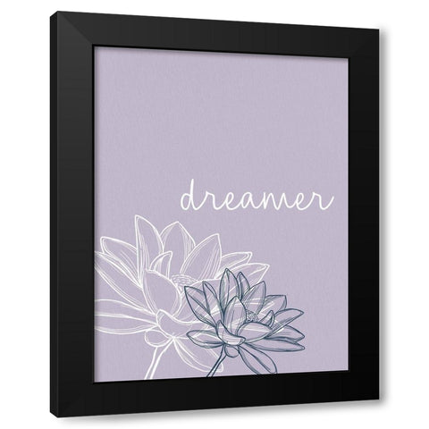 Dreamer Black Modern Wood Framed Art Print with Double Matting by Allen, Kimberly
