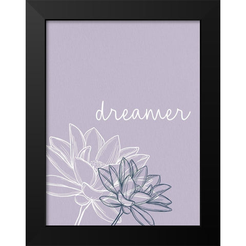 Dreamer Black Modern Wood Framed Art Print by Allen, Kimberly