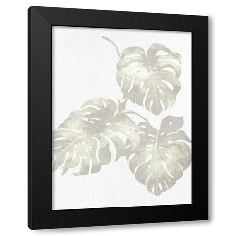 Neutral Palm 2 Black Modern Wood Framed Art Print by Allen, Kimberly