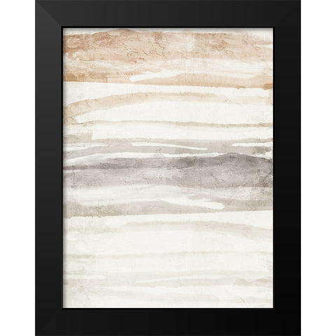 Layers of Earth Black Modern Wood Framed Art Print by Allen, Kimberly