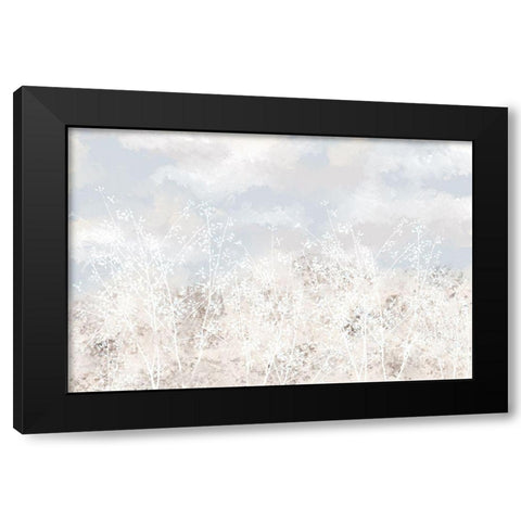 Soft Field Black Modern Wood Framed Art Print by Allen, Kimberly