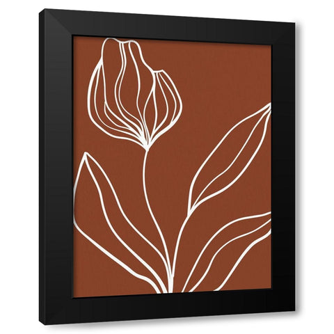 Staged Fall 1 Black Modern Wood Framed Art Print with Double Matting by Allen, Kimberly
