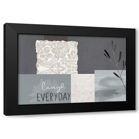 Love Beyond 5 Black Modern Wood Framed Art Print with Double Matting by Allen, Kimberly
